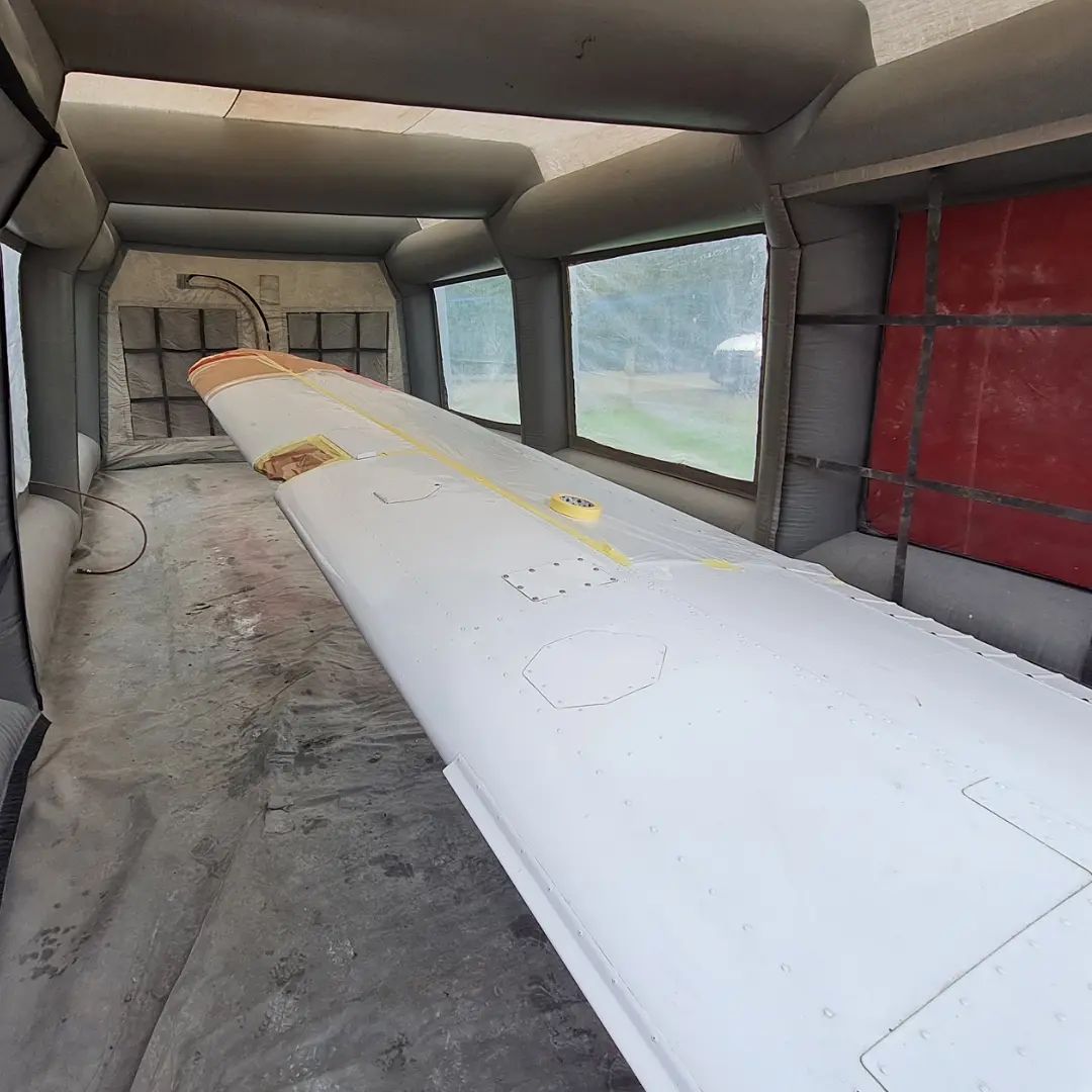 Mobile Light Aircraft wing repair and refinish
#microlight#aircraftmaintenance#aircraft#air