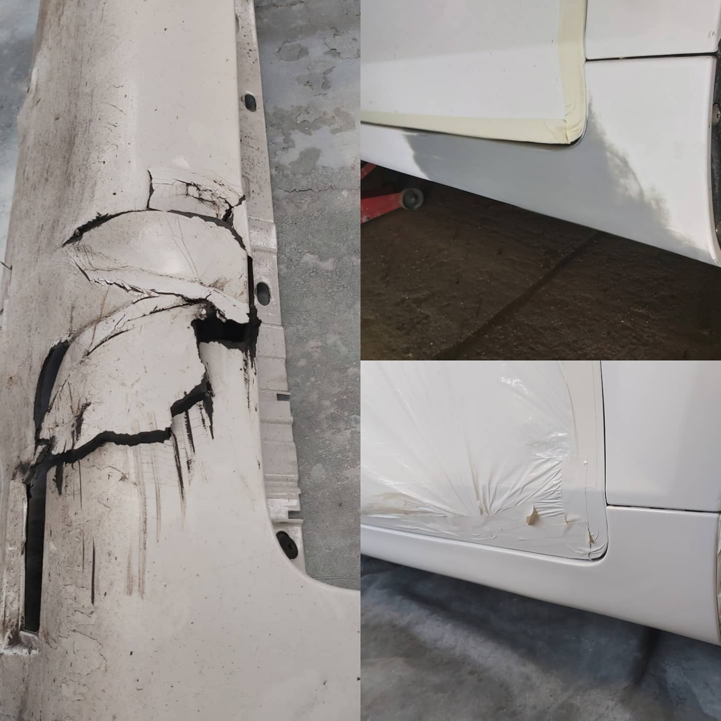 Restore and recycle.Damaged sill spoiler
#plasticrepair#restoration#recycle